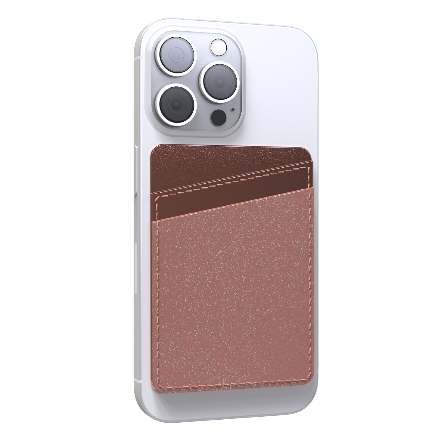 Rose Gold Glitter Smartphone Wallet