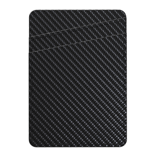Black Carbon Fiber Smartphone Wallet
