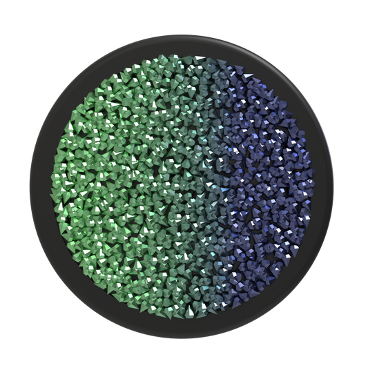 Green & Purple Ombre Crystal Cluster